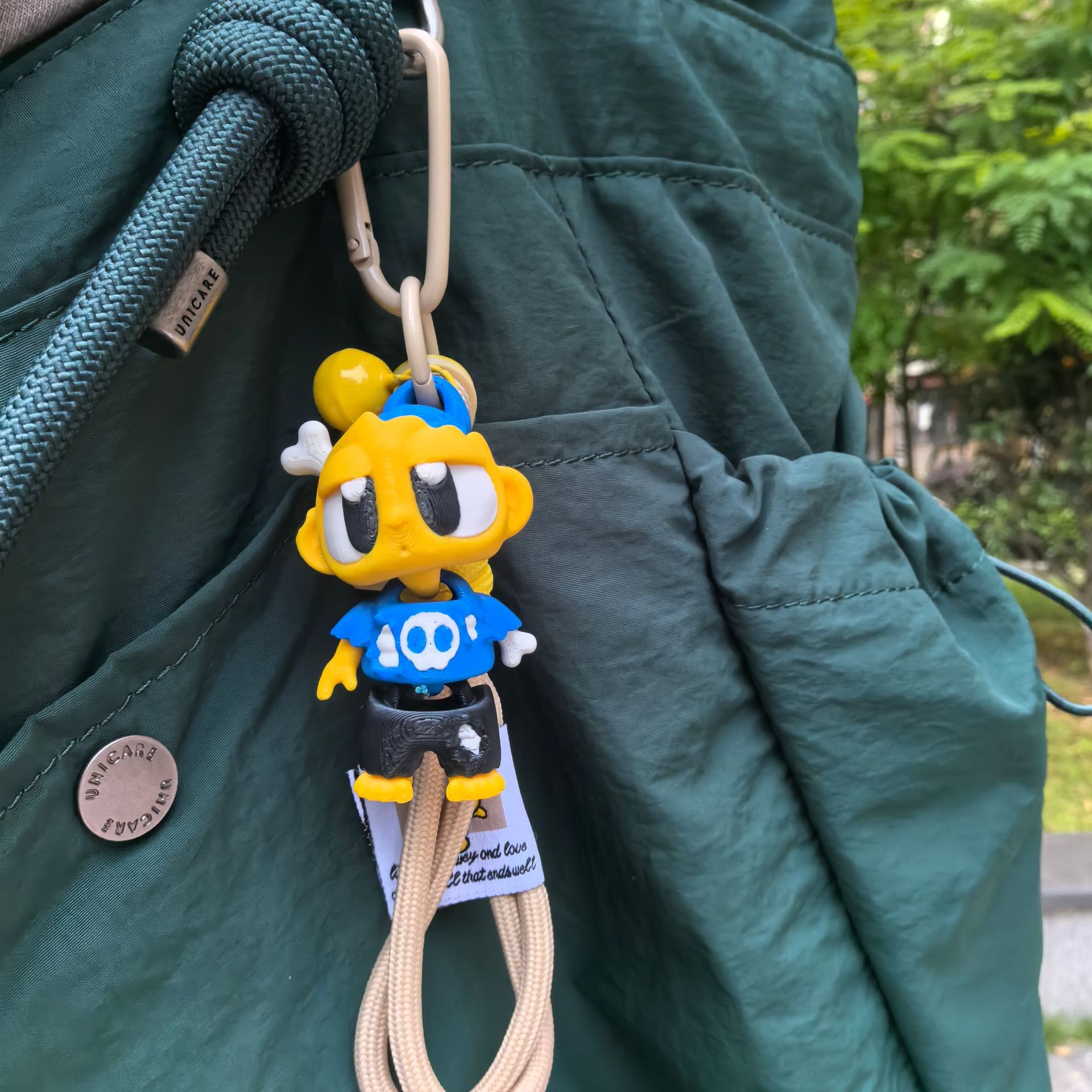 3D Printed Cartoon Zombie Figu - đánh giá và giá 3D Printing Keychain