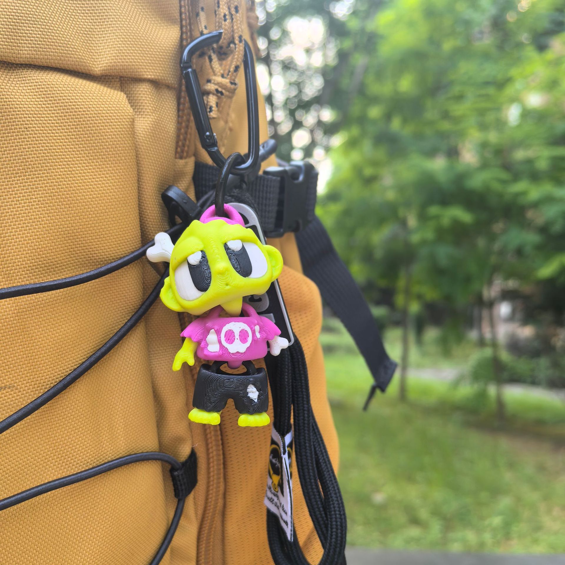 3D Printed Cartoon Zombie Figu - đánh giá và giá 3D Printing Keychain