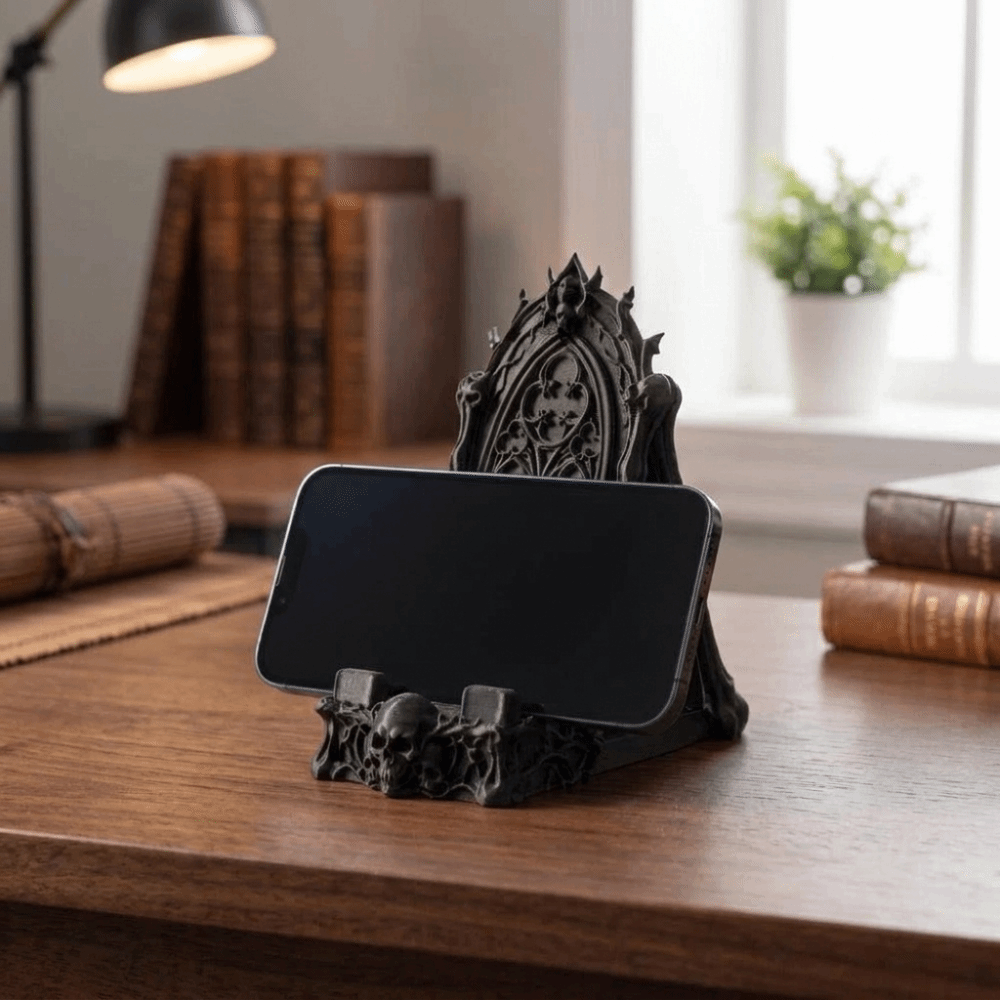 3D Printed Skull Phone Holder  - đánh giá và giá 3D Printing Use