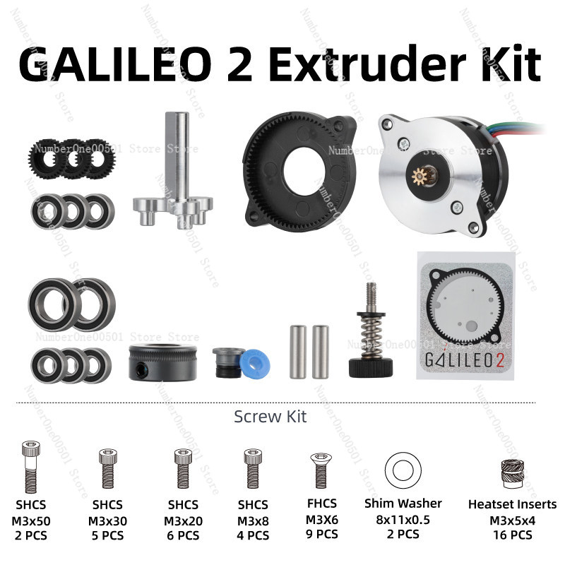 Mellow LDO Galileo 2 Extruder  - đánh giá và giá 3D Printer Extruder