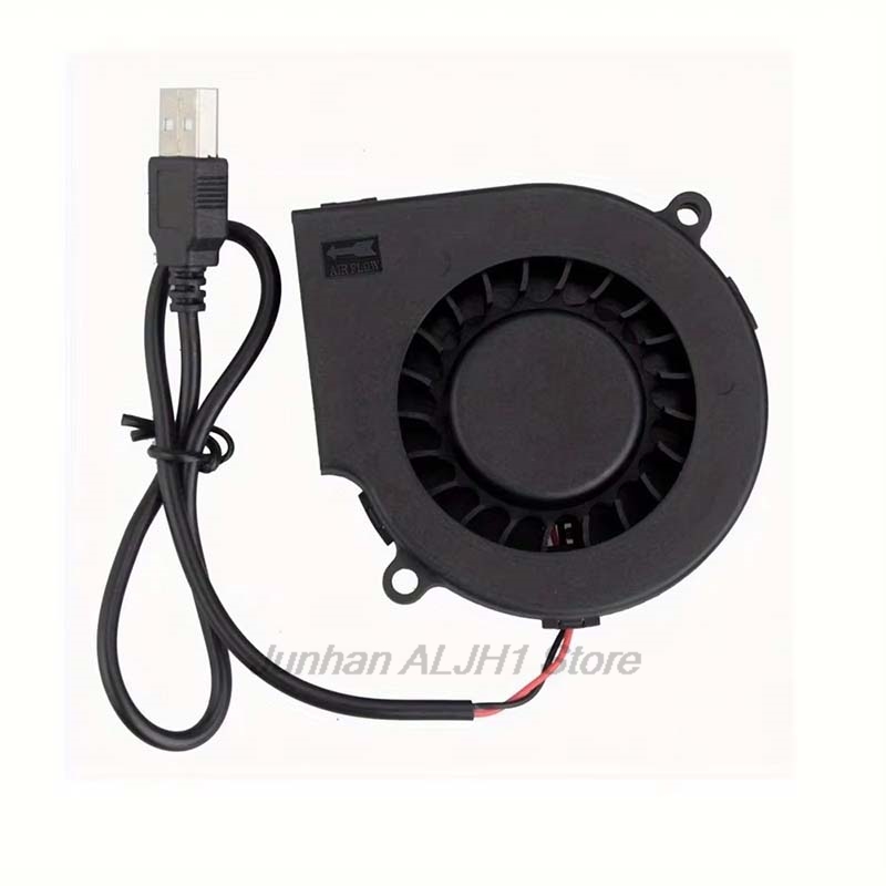 1/2/5pcs 75mm USB Fan Cooling  - đánh giá và giá 3D Printer Extruder